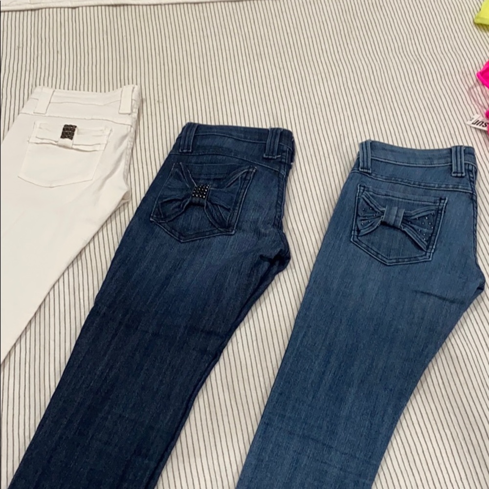 3 Pairs of Frankie B skinny jeans. 100 for all !